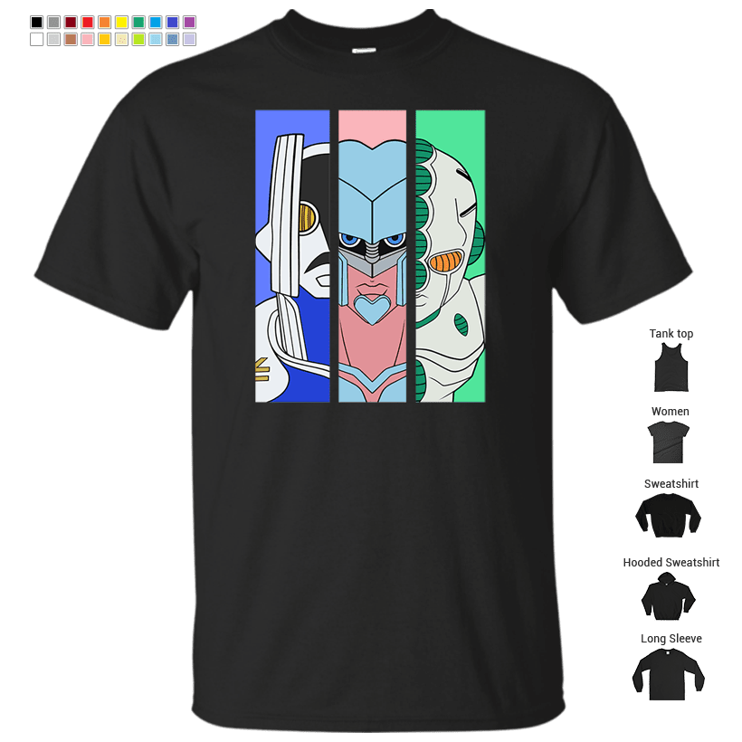 Diamond is Unbreakable - Hero Stands T-Shirt