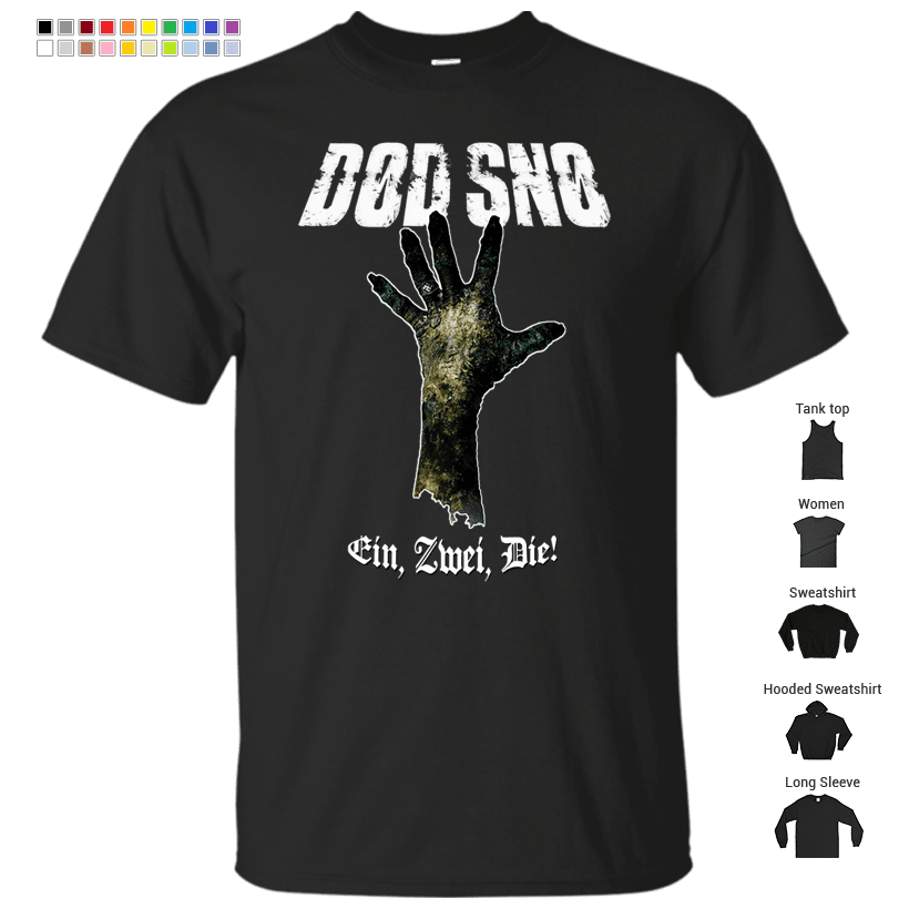 Dead Snow / Død Snø / Zombie (black) T-Shirt